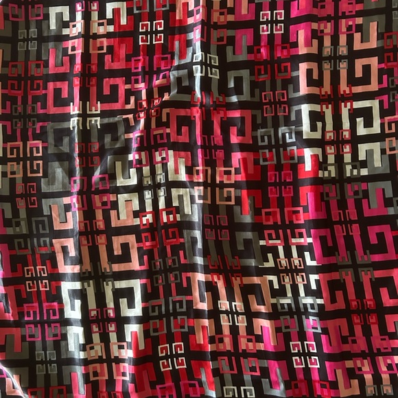 GIVENCHY Vintage 100% Silk Scarf - Picture 2 of 7